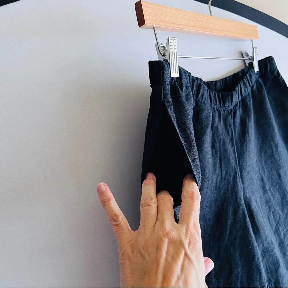 J. Jill Black Wide Leg Pants - Picture 4 of 9